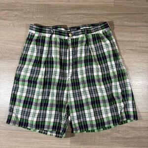 Polo Ralph Lauren Madras Plaid Shorts Mens 34 Vintage USA Made The‎ Classic Golf